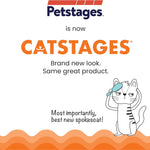Catstages Crunchy Pickle Kicker Cat Toy – Plush Crinkle Toy with Catnip and Dental Mesh, 6.5"