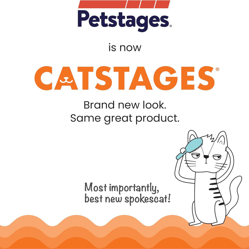 Catstages Crunchy Pickle Kicker Cat Toy – Plush Crinkle Toy with Catnip and Dental Mesh, 6.5"