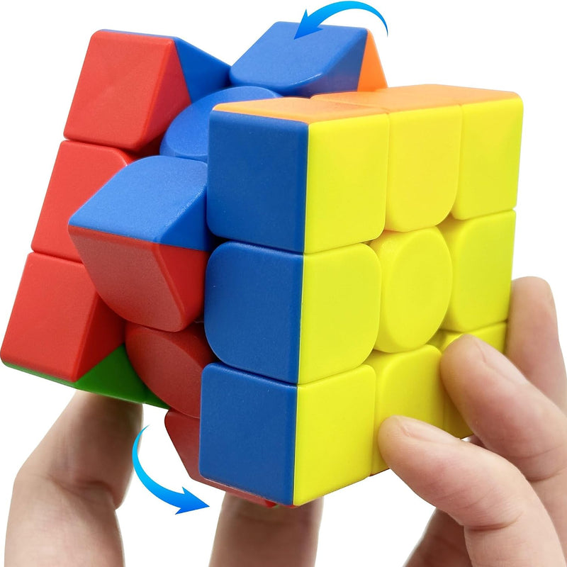 Giant Magic Cube, 18CM Big 3x3 Speed Cube Color-Matching 3D Sensory Puzzle Box Super Large Birthday Christmas Stocking Stuffers Gift for Kids Adults Fidget Toy Brain Teasers Cubing Classroom Speed Toy