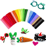 Pipe Cleaners Craft Bulk - 200pcs Arts Crafts, Chenille Stems Art Supplies for Projects, DIY Room Decor, Christmas Decorations