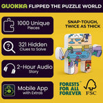 QUOKKA 1000 Piece Puzzle for Adults Cruise Vistas – Jigsaw Puzzles for Adults 1000 Pieces Premium Box Packaging - Extra Fun Challenges - Stunning Scenic Animal - Perfect for Relaxation & Gift Giving