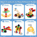 Educational Montessori Tool Set for 3-5 Year Old Boys and Girls, 44 Pcs Wooden STEM Toys with Drill and Apron