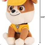 GUND Official PAW Patrol Rubble in Signature Construction Uniform Plush Toy, Stuffed Animal for Ages 1 and Up, 6" (Styles May Vary)