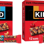 KIND Healthy Snacks Bars, Dark Chocolate Nuts & Sea Salt, Gluten Free, Low Sugar, High Fiber Snacks, 6g Protein, 12 Count
