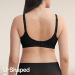 Angelhood Women Nursing Bras for Breastfeeding 5 Pack, Maternity Sleep Bra | Seamless Pregnancy Full Bust Bralettes with Extenders, Wireless V Neck Bralette, Ultra Comfort Postpartum Essentials Bra Pack