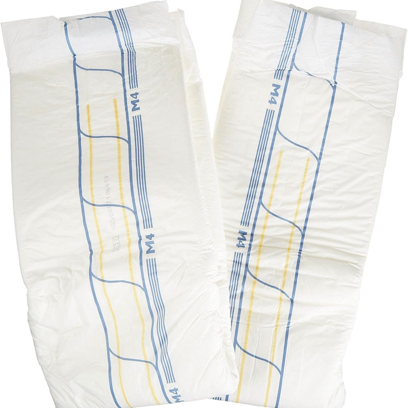 Abena Abri-Form Comfort Plastic-Backed Briefs, Level 4, (Medium To Large Sizes) Medium, 14 Count | Disposable