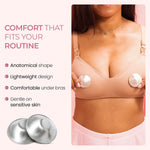 Silverette Nursing Cups, Postpartum Essentials, The Real, Small Silver | Pure 925 Sterling Silver Nursing Cups, Nipple Shields for Breastfeeding Newborn, Silver Nipple Covers, Made in Italy, Gift