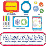 Spirograph Jr. — Jumbo Sized Gears Classic Retro Toy For Spiral Drawing Art Design Toy Kit for Smaller Hands — For Kids Ages 3 and Up