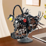 1038PCS Mechanical Fish Building Sets, Ocean Animal Collection Toy, Adults Home or Office Decor, STEM Building Gift