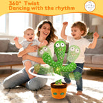 Interactive Baby Toy Dancing Talking Cactus, Singing Musical Record, Volume Adjustment for Infant 6-18 Months