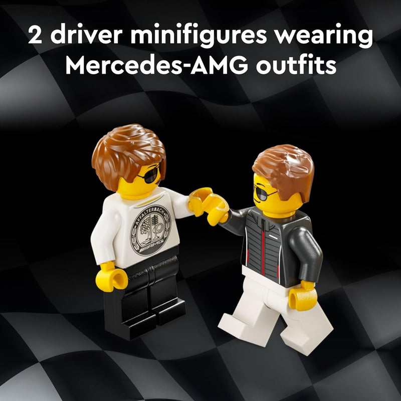 LEGO Speed Champions Mercedes-AMG G 63 & SL 63 building toy cars for kids 10+ years old, collectible model car gifts