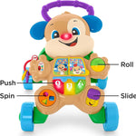 Fisher-Price Baby Toy Laugh & Learn Smart Stages Puppy Walker with Educational Music Lights & Activities for Infants Ages 6+ Months