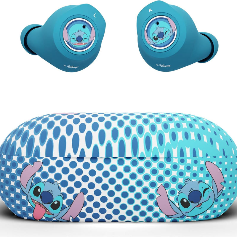 Disney Lilo and Stitch Bluetooth Earbuds w/Charging Case- Wireless Headphones w/Built-in Mic+ Up to 30 Hrs Playtime- Lilo and Stitch Gifts for Girls,Boys,Women,Men,All Fans of Lilo and Stitch Stuff