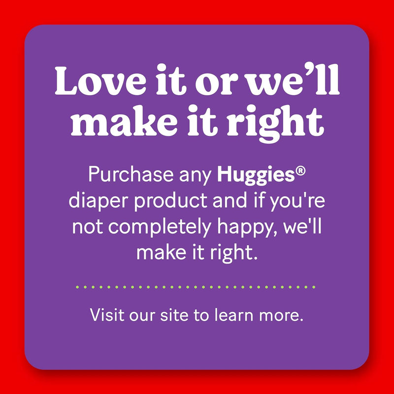 Huggies Little Movers HuggFit 360 Diapers Size 6, 104 Count (2 Packs of 52)