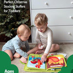 hahaland Busy Book for Toddlers - 20-in-1 Montessori Farm Busy Board for 1 Year Old Gifts, Educational Learning Toys