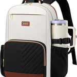 Laptop Backpack for Women Bookbag: 15.6 inch Work School Backpacks with Pouch Pocket for Large Capacity Cup & USB Charger College Book Bag Travel Business Nurse Teacher Bookbags Anti-theft Back Pack