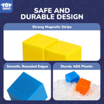 64PCS Magnetic Blocks, Magnetic Building Blocks for Kids Ages 3 4 5 6 Year Old, Magnet Cubes, Autism Montessori Toys, Preschool STEM Educational Sensory Magnet Toys Gifts for Kids 3-5 4-8