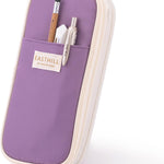 EASTHILL Big Capacity Pencil Case Large Pencil Pouch Stationery Pen Bag for Teen Girls-Pink