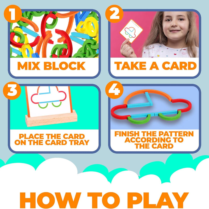 Puzgic Stem Kids Toys for Creative Learning: Safe and Durable Building Blocks for Preschool and Kindergarten