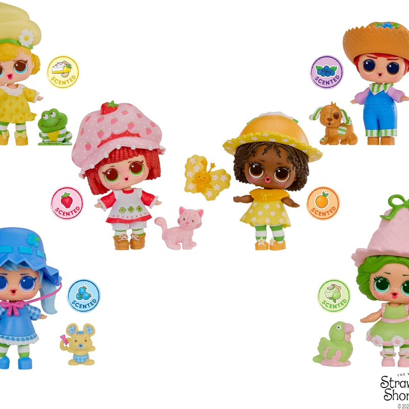 LOL Surprise Loves The World of Strawberry Shortcake Tots with Scented Dolls, Pets, and Transforming Strawberry House Playset – Gift for Kids Ages 4+