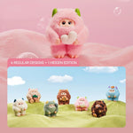 Giggle Monster Marshmallow Dreams Series Vinyl Plush Blind Box Random Design Action Figures Collectible Toys Home Decorations Holiday Birthday Gifts (Single)