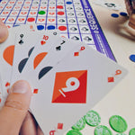 Jax SEQUENCE Game with Folding Board, Cards, and Chips for 2-12 Players, Ages 7 and Up