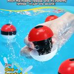Reusable Water Balloons 12 Pcs, Refillable Self-Sealing Water Bombs, Quick Fill Silicone Water Balls for Kids, Non-Magnetic Splash Toys for Outdoor Summer Fun, Pool Beach Backyard Water Park Games