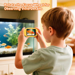 1000X Digital Handheld Microscope for Kids with 2.0" IPS Screen, Orange, STEM Science Lab Gift for Boys & Girls Age 4-12