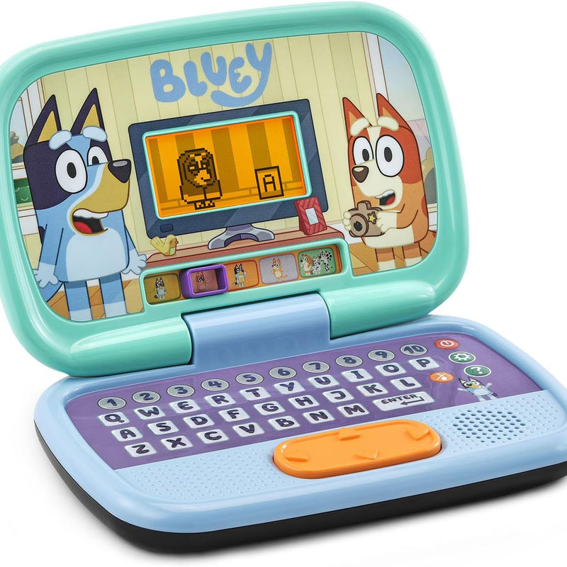 VTech Bluey Game Time Laptop: 10 Interactive Games Featuring Beloved Characters