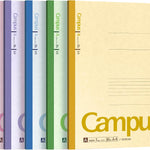 KOKUYO Composition Notebooks, 5 Pack Campus Semi-B5 Comp Book with B 6mm Ruled, 30 Sheets, Classic School Lined Notebook, Journal Notebook for Women Work Study Note Taking (NO-3CBNx5)