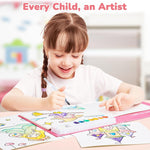 JoyCat Magical Pony Paint with Water Coloring Books for Toddlers and Kids Ages 3-5, 4-8, Arts and Crafts Drawing Activities Toy