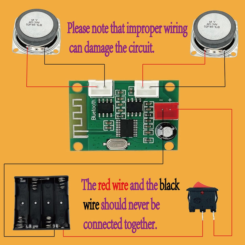 STEM Speaker Kit: Build Your Own Bluetooth Speaker for Kids & Adults - Science Experiment Electronics DIY Set