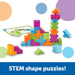 Learning Resources STEM Explorers Brainometry - 3D Puzzle, Brain Games, Fine Motor Skills, Math Manipulatives for Kids
