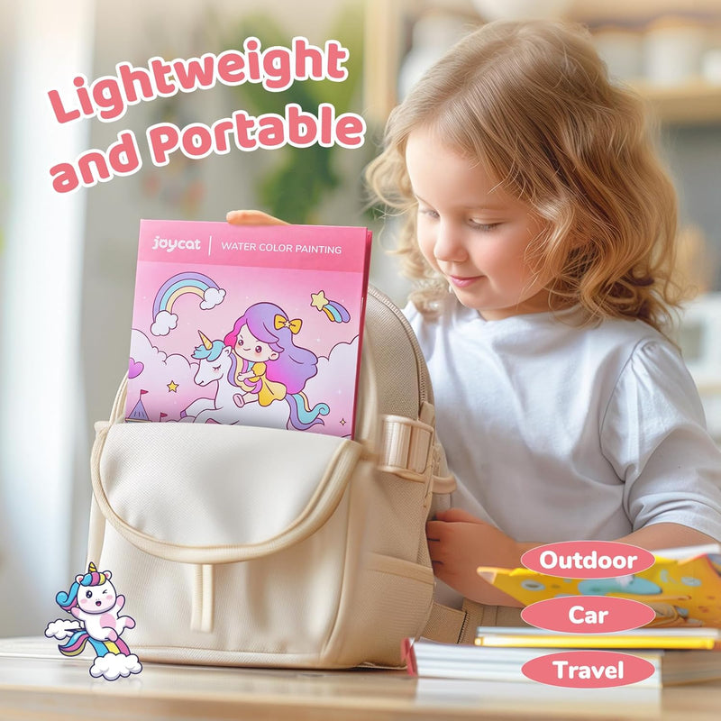 JoyCat Magical Pony Paint with Water Coloring Books for Toddlers and Kids Ages 3-5, 4-8, Arts and Crafts Drawing Activities Toy
