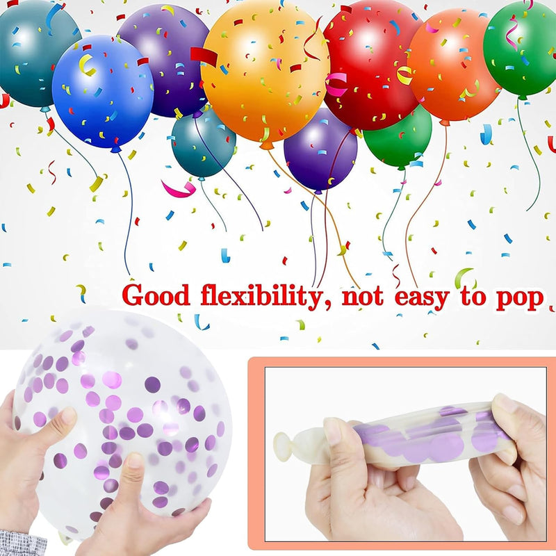 68pcs pink and purple balloons latex for wedding, girls birthday, baby shower decorations