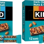 KIND Healthy Snacks Bars, Dark Chocolate Nuts & Sea Salt, Gluten Free, Low Sugar, High Fiber Snacks, 6g Protein, 12 Count