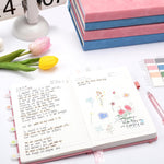 Lined Journal Notebook 365 Pages, A5 Leather Journals for Writing Women & Men, Hardcover Notebook with 100GSM Thick Paper, Daily Journal Notebook for Travel, Work, School, Note Taking, College Ruled