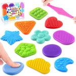 Squishy Sensory Toys for Kids Toddlers: Super Soft & Textured Sensory Fidget Toy for Autistic Children Special Needs | Stress Calming Toys for Kids | Baby Stocking Stuffers Fidget Toy for Autism, ADHD