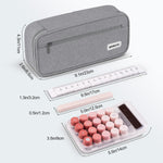 WEMATE Pencil Case, Large Storage Organizer, Makeup Bag, Teacher Must - have, Big Pencil Pouch, Marker Case for College