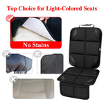 Meolsaek Car Seat Protector for Child Car Seat，Non-Slip Backing No Imprints | Durable Car Seat Mat 600D Fabric, Waterproof Car Seat Cover with Thick Pad