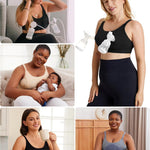 Momcozy Hands Free Pumping Bra, Adjustable Breast-Pumps Holding and Nursing Bra, Pumping & Nursing Bra in One