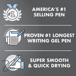 Pilot G2 Premium Gel Roller Pens, Fine Point 0.7 mm, Blue Ink Pens Fine Point, Pack of 5 - Ideal for School, Journaling, and Office Writing