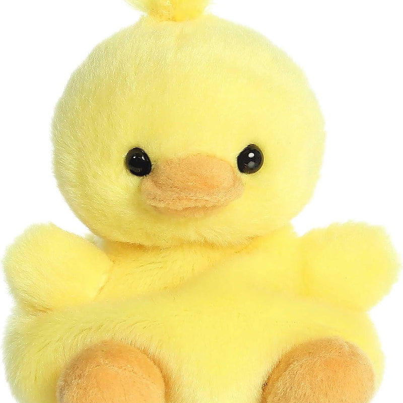 Aurora® Adorable Palm Pals™ Darling Duck Stuffed Animal - Fun Collectible Plush for Kids and Adult Collectors - Perfect for Decorating Rooms and Birthday Gifts - Yellow 5 Inches