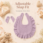 Baby Muslin Bibs,6 Pcs Drool Bandana Bibs for Baby Girl Drooling and Teething,Soft and Absorbent Cotton for Newborn