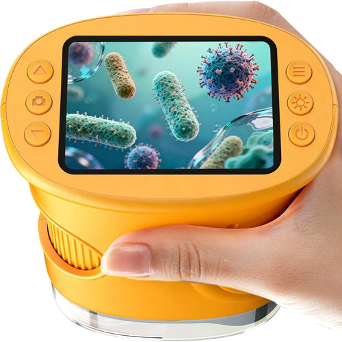 1000X Handheld Digital Microscope: 2MP Camera, 2" IPS Screen, STEM Toy for Kids 3-12