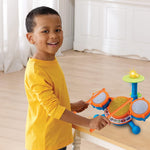 VTech KidiBeats Kids Drum Set - Musical Toy with Lights, Sounds & Learning for Toddlers 2-5 Years