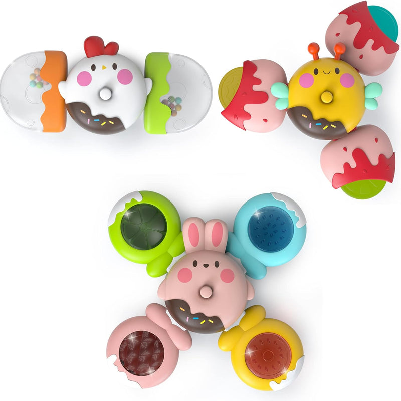 LiKee Strong Suction Cup Fidget Toys: Captivating Motion and Multi-Sensory Stimulation for Babies and Toddlers