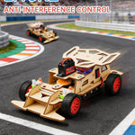 Poraxy STEM Kit for Kids, Remote Control Car with 160ft Range and Auto-Centering Steering