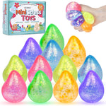 VESPRO 12 Pack Fidget Stress Balls for Adults, Cute Octopus Stress Sensory Stress Ball, Bulk Squishy Squeeze Ball Toys Set for Classroom Prizes and Birthday Party Favors