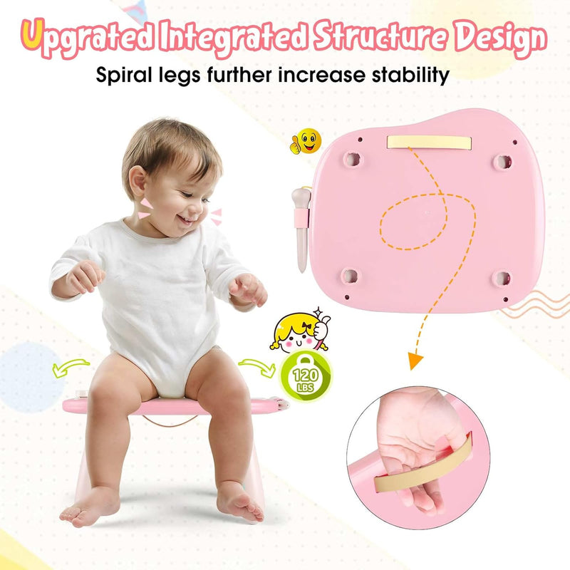 smasiagon magnetic drawing board for kids toddler toys 1-2 year old girl portable doodle pad